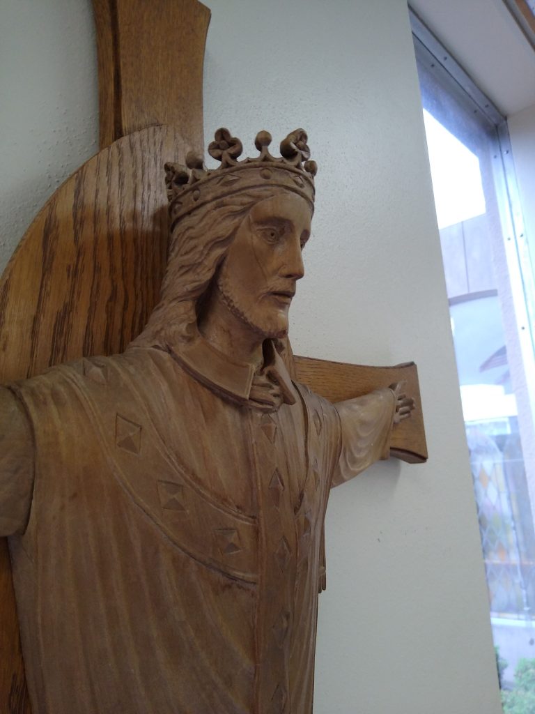 Closeup of Altar Crucifix, Trinity Newark